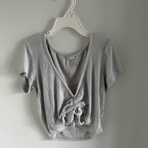 Cropped Front Bow Top
